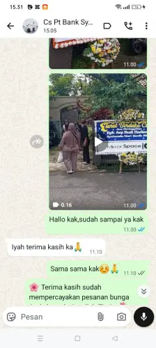 Testimonial Papan Bunga madiun